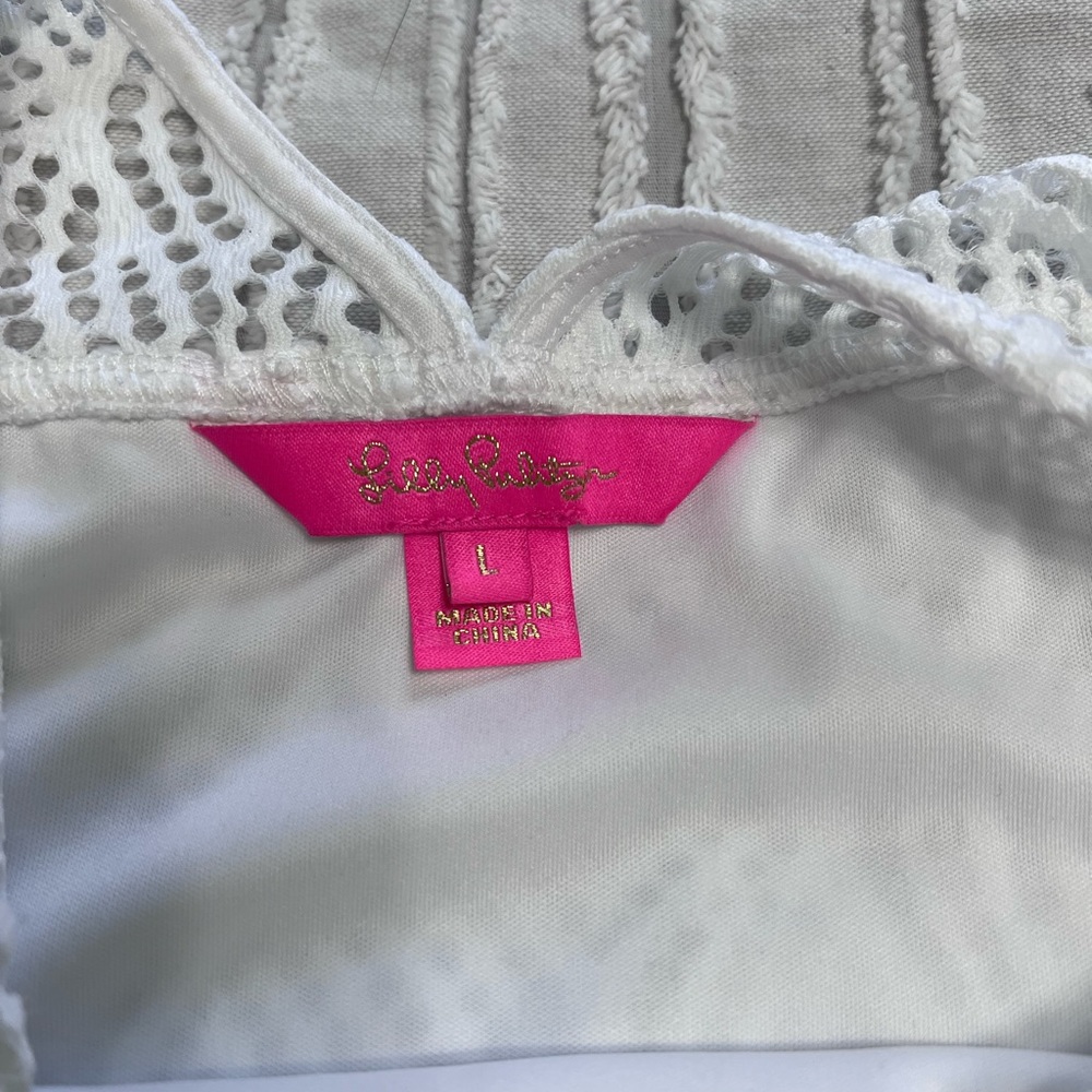 Lilly Pulitzer Ruffle Top - Picture 7 of 8